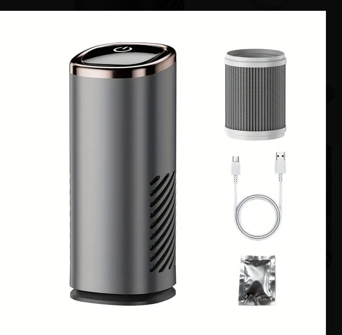 Portable air purifier system