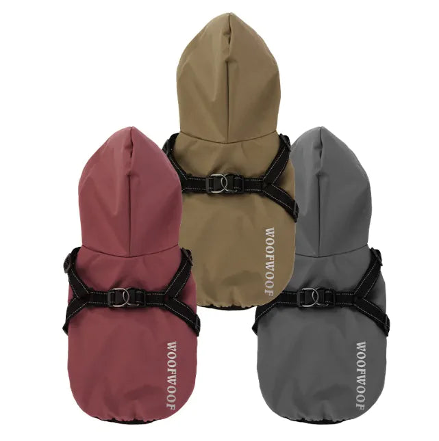 The Doggy Raincoat Poncho Style - NEW!